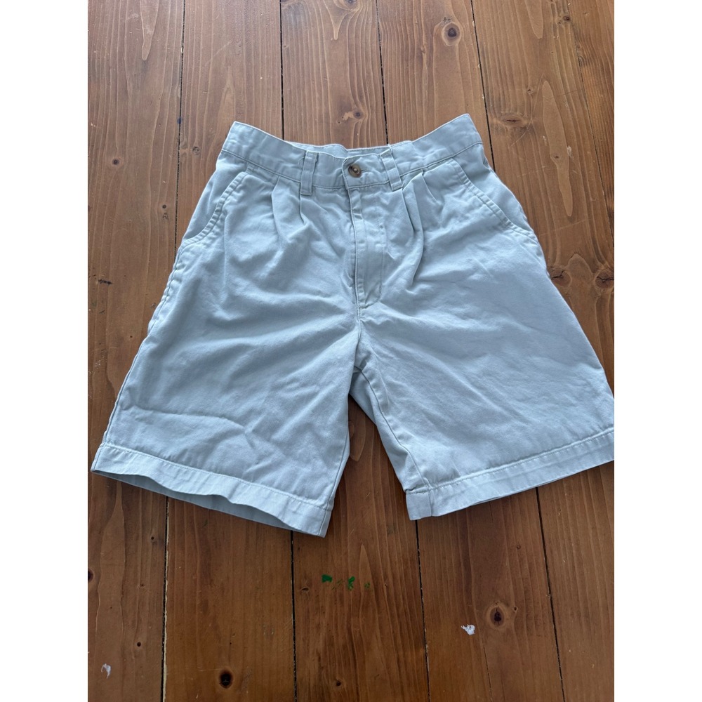 TKS Basics Kids Khaki Pleated Chino‎ Shorts Size 10 Cotton Casual School Uniform